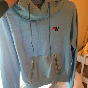 Aviator Nation, Size S, Ninja Pullover, blue, lightly worn